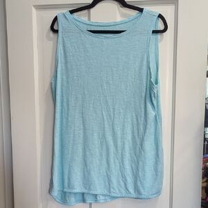 Eileen Fisher Sky Blue Muscle Tee